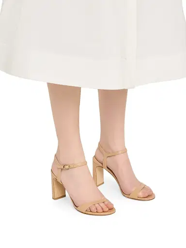 Stuart Weitzman Women's Babette 85MM Leather Sandals - Adobe | Thumbnail 6 Stuart Weitzman Women's Babette 85MM Leather Sandals - Adobe | Thumbnail 6