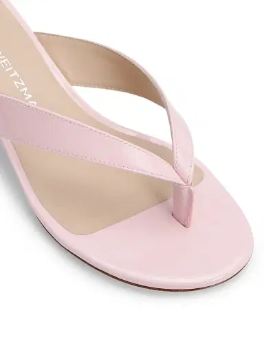 Stuart Weitzman Women's Rio Sleek 35MM Kitten-Heel Sandals - Soft Rose - Size 9.5 | Thumbnail 6 Stuart Weitzman Women's Rio Sleek 35MM Kitten-Heel Sandals - Soft Rose - Size 9.5 | Thumbnail 6