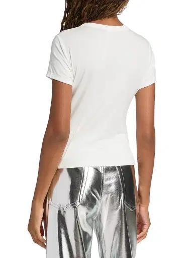 rag & bone Women's Luca Solid Jersey T-Shirt - White - Size XL | Thumbnail 5 rag & bone Women's Luca Solid Jersey T-Shirt - White - Size XL | Thumbnail 5