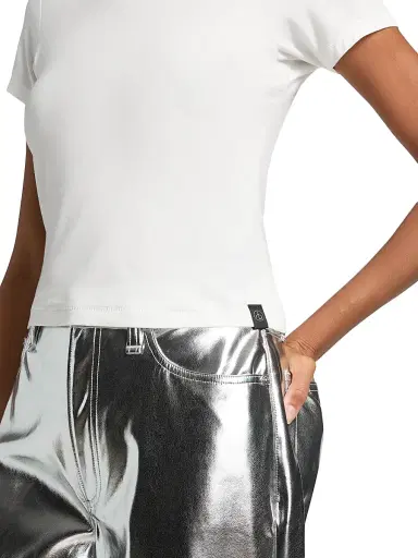rag & bone Women's Luca Solid Jersey T-Shirt - White - Size XL | Thumbnail 6 rag & bone Women's Luca Solid Jersey T-Shirt - White - Size XL | Thumbnail 6
