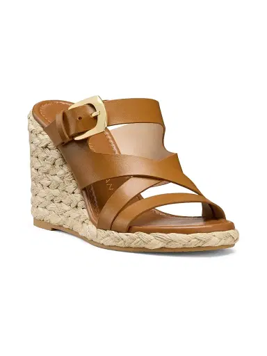 Stuart Weitzman Women's Sai 5MM Leather Espadrille Wedge Sandals - Boho Tan | Thumbnail 2 Stuart Weitzman Women's Sai 5MM Leather Espadrille Wedge Sandals - Boho Tan | Thumbnail 2