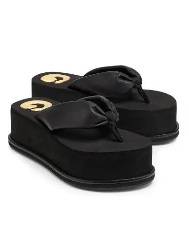 Cult Gaia Women's Leather Platform Sandals | Thumbnail 2 Cult Gaia Women's Leather Platform Sandals | Thumbnail 2