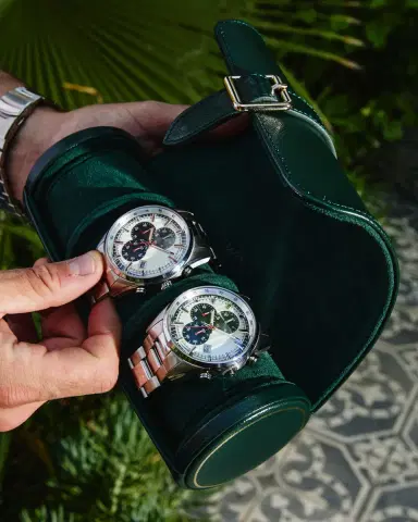 Wolf British Racing Triple Watch Roll | Thumbnail 8 Wolf British Racing Triple Watch Roll | Thumbnail 8