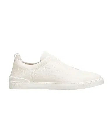 ZEGNA Men 's Triple Stitch Deerskin Leather Sneakers | Thumbnail 1 ZEGNA Men 's Triple Stitch Deerskin Leather Sneakers | Thumbnail 1