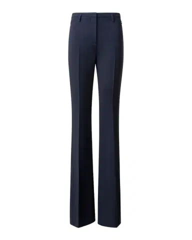 Akris Farrah Boot-Cut Mid-Rise Wool Pants | Thumbnail 1 Akris Farrah Boot-Cut Mid-Rise Wool Pants | Thumbnail 1