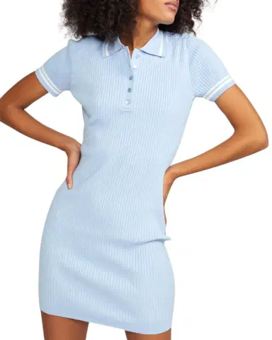 Cynthia Rowley Rib-Knit Bodycon Mini Dress | Thumbnail 1 Cynthia Rowley Rib-Knit Bodycon Mini Dress | Thumbnail 1