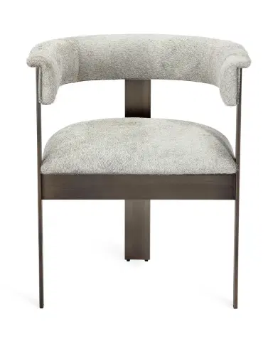 Interlude Home Darcy Hairhide Dining Chair | Thumbnail 3 Interlude Home Darcy Hairhide Dining Chair | Thumbnail 3