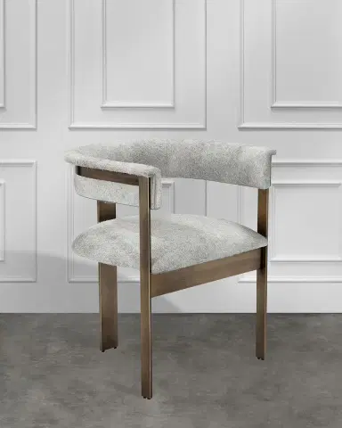 Interlude Home Darcy Hairhide Dining Chair | Thumbnail 1 Interlude Home Darcy Hairhide Dining Chair | Thumbnail 1