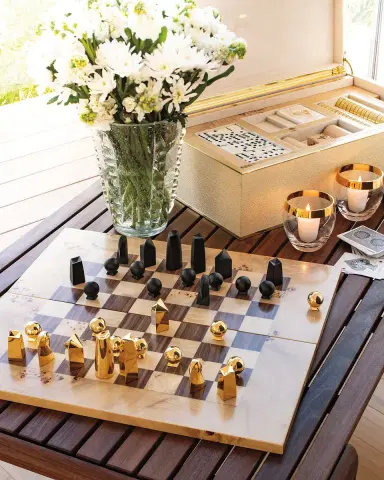 AERIN Classic Faux Shagreen Game Box | Thumbnail 1 AERIN Classic Faux Shagreen Game Box | Thumbnail 1