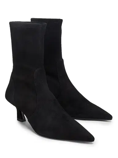 Stuart Weitzman Women's Vinnie 50MM Suede Boots - Black - Size 9.5 | Thumbnail 2 Stuart Weitzman Women's Vinnie 50MM Suede Boots - Black - Size 9.5 | Thumbnail 2