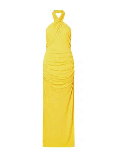 Carolina Herrera Satin Halterneck Gown | Thumbnail 1 Carolina Herrera Satin Halterneck Gown | Thumbnail 1