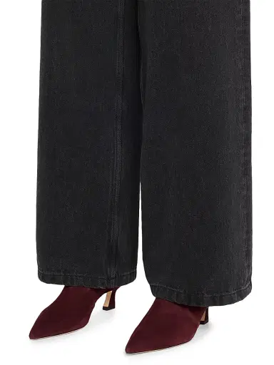 Stuart Weitzman Women's Vinnie 50MM Suede Ankle Boots - Purple - Size 9.5 | Thumbnail 3 Stuart Weitzman Women's Vinnie 50MM Suede Ankle Boots - Purple - Size 9.5 | Thumbnail 3