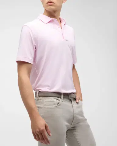 Peter Millar Men's Jubilee Stripe Stretch-Jersey Polo Shirt | Thumbnail 6 Peter Millar Men's Jubilee Stripe Stretch-Jersey Polo Shirt | Thumbnail 6