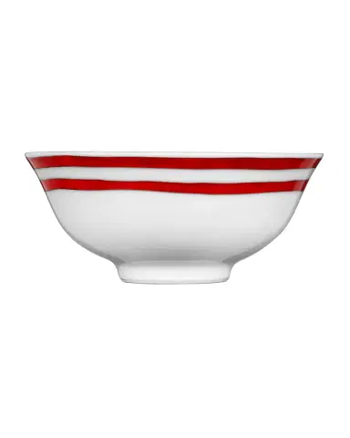 Hermes Balcon Red Soup Bowl | Thumbnail 1 Hermes Balcon Red Soup Bowl | Thumbnail 1