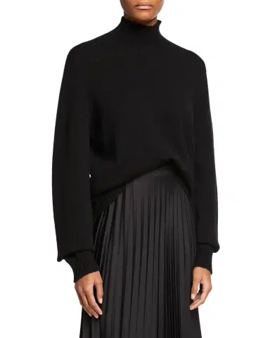 THE ROW Kensington High-Neck Cashmere Sweater | Thumbnail 1 THE ROW Kensington High-Neck Cashmere Sweater | Thumbnail 1