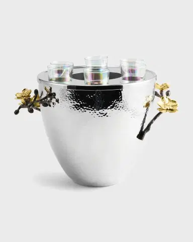 Michael Aram Gold Orchid Vodka Service | Thumbnail 3 Michael Aram Gold Orchid Vodka Service | Thumbnail 3