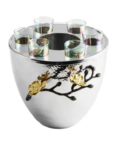 Michael Aram Gold Orchid Vodka Service | Thumbnail 1 Michael Aram Gold Orchid Vodka Service | Thumbnail 1