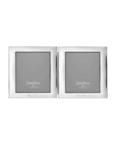 Cunill America Tiffany Plain Hinged Double Personalized Frame | Thumbnail 2 Cunill America Tiffany Plain Hinged Double Personalized Frame | Thumbnail 2