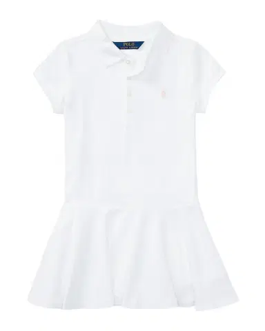 Polo Ralph Lauren Girl's Short-Sleeve Knit Drop-Waist Polo Dress, Size 2-6X | Thumbnail 1 Polo Ralph Lauren Girl's Short-Sleeve Knit Drop-Waist Polo Dress, Size 2-6X | Thumbnail 1