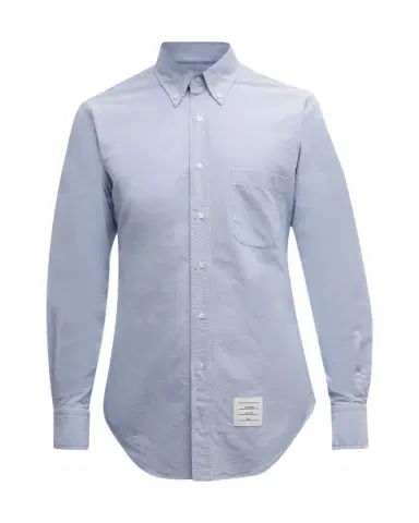 Thom Browne Men's Classic Sport Shirt w/ Stripes | Thumbnail 1 Thom Browne Men's Classic Sport Shirt w/ Stripes | Thumbnail 1