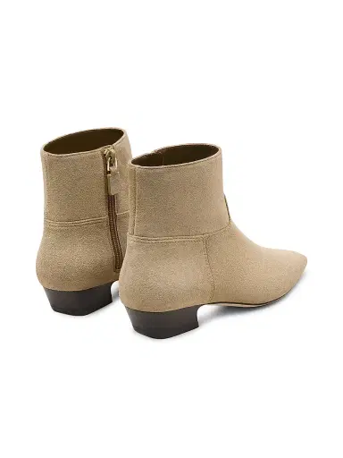 Stuart Weitzman Women's Stassi Suede Ankle Boots - Golden Olive Marron Vino | Thumbnail 3 Stuart Weitzman Women's Stassi Suede Ankle Boots - Golden Olive Marron Vino | Thumbnail 3