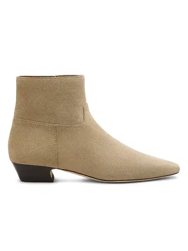 Stuart Weitzman Women's Stassi Suede Ankle Boots - Golden Olive Marron Vino | Thumbnail 1 Stuart Weitzman Women's Stassi Suede Ankle Boots - Golden Olive Marron Vino | Thumbnail 1