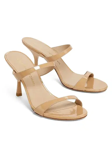 Stuart Weitzman Women's Nudist 85MM Slide Sandals - Adobe | Thumbnail 2 Stuart Weitzman Women's Nudist 85MM Slide Sandals - Adobe | Thumbnail 2