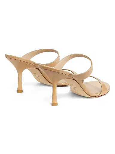 Stuart Weitzman Women's Nudist 85MM Slide Sandals - Adobe | Thumbnail 3 Stuart Weitzman Women's Nudist 85MM Slide Sandals - Adobe | Thumbnail 3