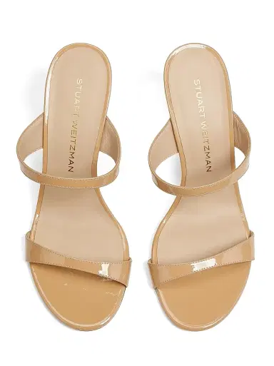 Stuart Weitzman Women's Nudist 85MM Slide Sandals - Adobe | Thumbnail 4 Stuart Weitzman Women's Nudist 85MM Slide Sandals - Adobe | Thumbnail 4