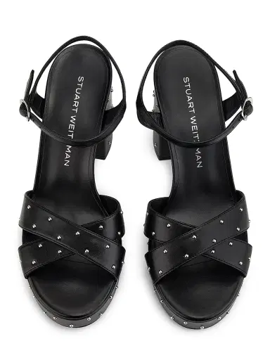 Stuart Weitzman Women's Dayna Sostud Platform Sandals - Black | Thumbnail 4 Stuart Weitzman Women's Dayna Sostud Platform Sandals - Black | Thumbnail 4