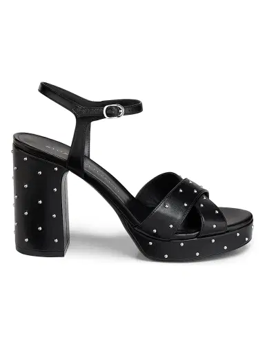 Stuart Weitzman Women's Dayna Sostud Platform Sandals - Black | Thumbnail 1 Stuart Weitzman Women's Dayna Sostud Platform Sandals - Black | Thumbnail 1