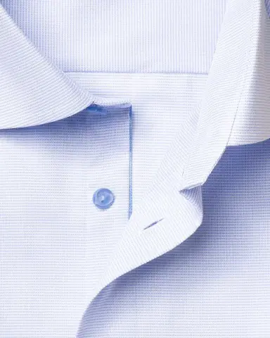 Eton Men's Contemporary Fit Textured Solid Shirt | Thumbnail 3 Eton Men's Contemporary Fit Textured Solid Shirt | Thumbnail 3