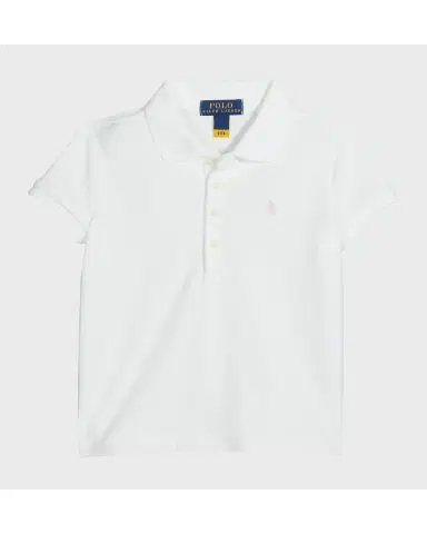 Polo Ralph Lauren Girl's Logo Embroidered Short-Sleeve Polo Shirt | Thumbnail 2 Polo Ralph Lauren Girl's Logo Embroidered Short-Sleeve Polo Shirt | Thumbnail 2