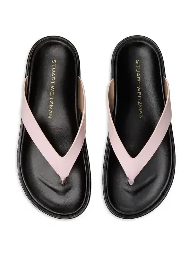 Stuart Weitzman Women's Marykate Leather Sandals - Pink Sand | Thumbnail 3 Stuart Weitzman Women's Marykate Leather Sandals - Pink Sand | Thumbnail 3