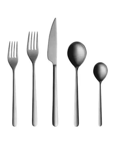 Mepra Linea Ice 5-Piece Flatware Set | Thumbnail 1 Mepra Linea Ice 5-Piece Flatware Set | Thumbnail 1