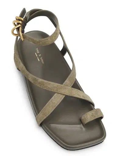 rag & bone Women's Rue Suede Sandals - Olive Suede - Size 9 | Thumbnail 4 rag & bone Women's Rue Suede Sandals - Olive Suede - Size 9 | Thumbnail 4