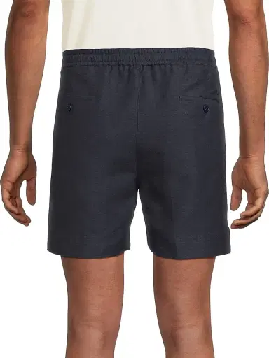 Ralph Lauren Purple Label Men's Silk-Linen Drawstring Shorts | Thumbnail 5 Ralph Lauren Purple Label Men's Silk-Linen Drawstring Shorts | Thumbnail 5