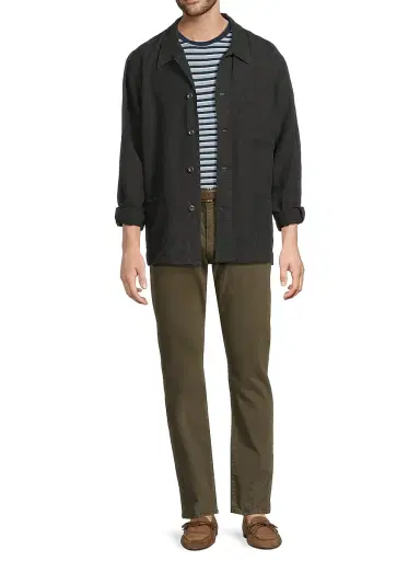 Polo Ralph Lauren Men's Linen Utility Jacket | Thumbnail 2 Polo Ralph Lauren Men's Linen Utility Jacket | Thumbnail 2
