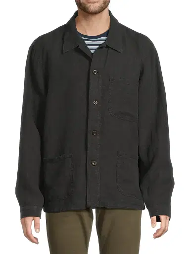 Polo Ralph Lauren Men's Linen Utility Jacket | Thumbnail 3 Polo Ralph Lauren Men's Linen Utility Jacket | Thumbnail 3
