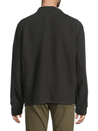 Polo Ralph Lauren Men's Linen Utility Jacket | Thumbnail 5 Polo Ralph Lauren Men's Linen Utility Jacket | Thumbnail 5