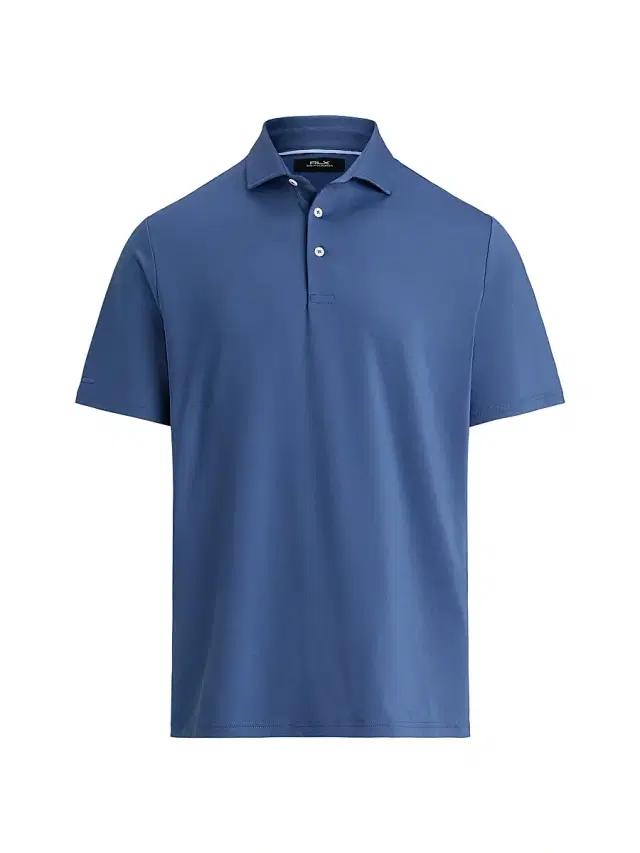 Men's Lightweight Airflow Jersey Short-Sleeve Polo Shirt - Old Royal Men's Lightweight Airflow Jersey Short-Sleeve Polo Shirt - Old Royal
