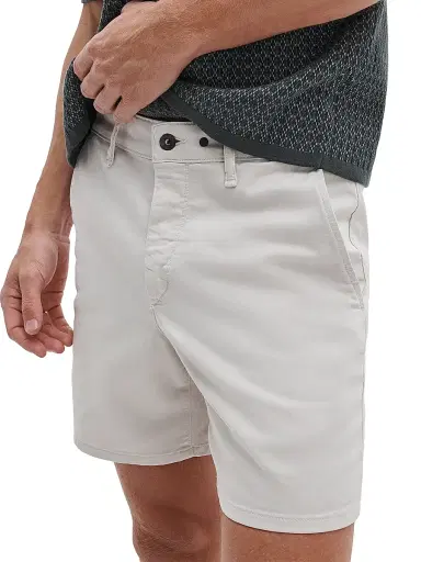 rag & bone Men's Stretch-Cotton Chino Shorts - Winter Blue | Thumbnail 4 rag & bone Men's Stretch-Cotton Chino Shorts - Winter Blue | Thumbnail 4