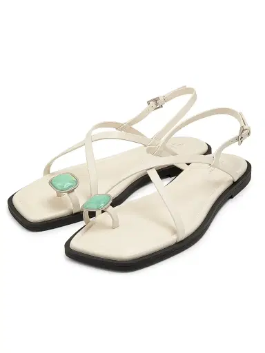 rag & bone Women's Remi Leather Toe Ring Flat Sandals | Thumbnail 2 rag & bone Women's Remi Leather Toe Ring Flat Sandals | Thumbnail 2