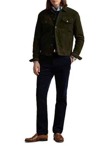 Polo Ralph Lauren Men's Corduroy Straight-Leg Pants - Aviator Navy | Thumbnail 2 Polo Ralph Lauren Men's Corduroy Straight-Leg Pants - Aviator Navy | Thumbnail 2
