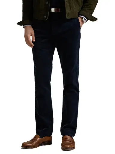 Polo Ralph Lauren Men's Corduroy Straight-Leg Pants - Aviator Navy | Thumbnail 3 Polo Ralph Lauren Men's Corduroy Straight-Leg Pants - Aviator Navy | Thumbnail 3