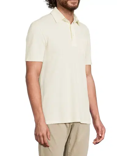 Ralph Lauren Purple Label Men's Cotton-Cashmere Piqué Polo Shirt | Thumbnail 4 Ralph Lauren Purple Label Men's Cotton-Cashmere Piqué Polo Shirt | Thumbnail 4