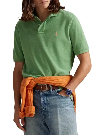 Polo Ralph Lauren Men's Cotton Polo Shirt | Thumbnail 3 Polo Ralph Lauren Men's Cotton Polo Shirt | Thumbnail 3