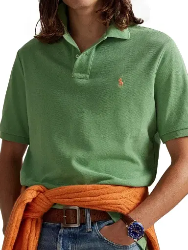 Polo Ralph Lauren Men's Cotton Polo Shirt | Thumbnail 6 Polo Ralph Lauren Men's Cotton Polo Shirt | Thumbnail 6