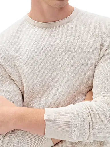 rag & bone Men's Gregory Wool-Blend Crewneck Sweater - Desert | Thumbnail 6 rag & bone Men's Gregory Wool-Blend Crewneck Sweater - Desert | Thumbnail 6