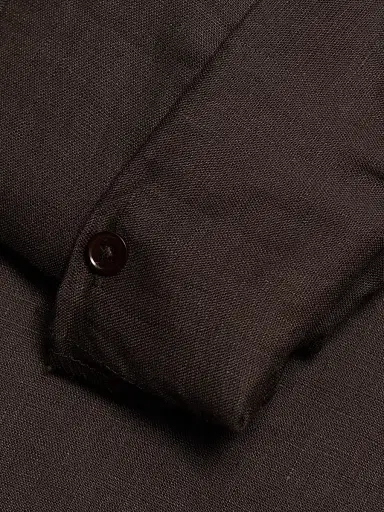 TWP Women's Next Ex Cotton-Silk Button-Front Shirt - Chocolate | Thumbnail 7 TWP Women's Next Ex Cotton-Silk Button-Front Shirt - Chocolate | Thumbnail 7